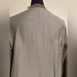 LOGO By Lori Goldstein EUC  Gray Front Woven Bomber Jacket size 10 Photo 4