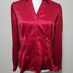 East 5th  Crimson Seamed Button Down Size Medium Photo 0