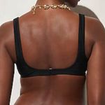 J.Crew  Heritage Scoop Neck Bikini‎ Top Womens Small Blue Lined Adjustable BX611 Photo 2