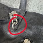 Alexander McQueen READ Leather Skull Padlock Zip Around Biker Bag Black Photo 10