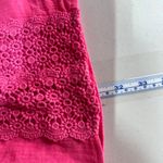 La Blanca Barbie Pink Eyelet Embroidered Coverup Size Small Swim Coverup Beach Photo 9