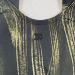 All In Motion  black and olive green strappy back one piece swimsuit size medium Photo 5