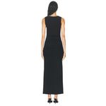 SIMKHAI Fiamma Tank Midi Dress in Black Small New Womens Long Maxi Gown Photo 1