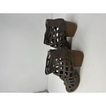 Qupid  Women's Caged Block Heel Booties Sz 8.5‎ Photo 3