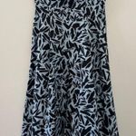 Veronica Beard Avi Skirt Women 4 Blue Floral Midi Silk Cotton Luxury Classic New Photo 1