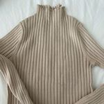 Princess Polly Tan  mock neck long sleeve - size s/m Photo 0