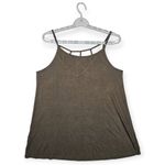 JODIFL Strappy Crisscross Front Tank Top S Green Lightweight Sleeveless Photo 2