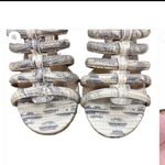 Tory Burch  Charlene Lizard Print Snakeskin Sandal Heel 6 fall open toe formal Photo 8