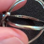 Sterling Silver Double cross ring 925 stamped Photo 7