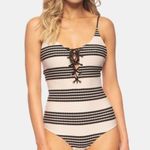 Tavik swim Tavik Monahan Knit Stripe One Piece Swimsuit NEW Photo 0