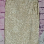 RIPSKIRT HAWAII ALOHA SAND CREAM BEIGE NEUTRAL FLORAL PRINT SWIM COVERUP NEW White Size L Photo 0