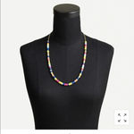 J.Crew NWT  ZIGZAG BEADED NECKLACE Photo 1