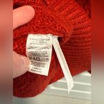 Ann Taylor NWT  Dark Red Wine Burgundy Cable Knit Sweater Dress Medium Photo 3