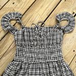 WAYF Black And White Gingham Fit & Flare Mini Dress Size XS Photo 2