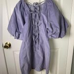 ASOS  Floral Embroidered Dress in Lavender 8 Photo 3