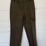 ZARA Women’s Large Olive Green Cargo Pants New Photo 0