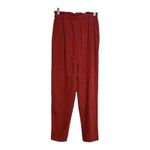 & Other Stories & Other Stories Pants Womens‎ 4 Rust Orange High Rise Paper Bag Waist Casual Photo 1