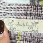 Free People Intimately Fallin For Flannel Sleep Shirt Women's S Multi Plaid Cozy Photo 4