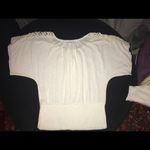A Byer A. Byer White Shirt with Lace Shoulder Det… Photo 3