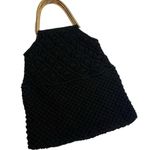 Ulla Johnson Black Kala tote with brass handles Photo 3