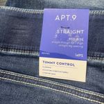 Apt. 9  Straight Mid Rise Petite Tummy Control Denim Jeans Pants 14PS Photo 3
