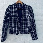 Windsor Tweed Black white Gold Chain Blazer Size:M Photo 9