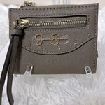 Jessica Simpson  Marissa Faux  Leather Fold Over Card Wallet Color Mink NWT Photo 0