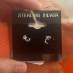 Sterling silver earrings c10 letter e 925 sterling silver Photo 0