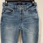 Lucky Brand Blue Mid Rise Crop Ava Jeans Size 4/27 EUC Photo 1