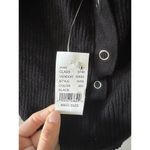 Kendall + Kylie  Tank Women’s Medium Black Cropped Henley Scoop Ribbed NWT PacSun Photo 4