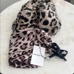 Generation Love NWT  Esther Faux Fur Slides Animal Leopard Size Small (5-7) Photo 9