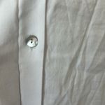 Vince  Sleeveless Shirred Band Collar Linen Blend Midi Dress in White Size: M Photo 6