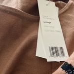 Adyson Parker NWT  Jacquard Pullover Sweater In Cozy Camel Combo Photo 4