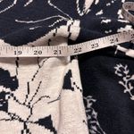 Madewell Navy Blue & White Broadway Cardigan Sweater in Tropical Vacation Sz m Photo 1