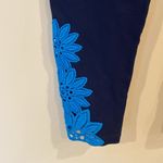 Aerie Great Condition  Move Leggings - Small Blue Floral Embroidery Photo 1