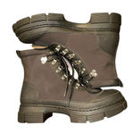 Steve Madden  Black Water Resistant Lace Up Boots(Size 6M) Photo 1