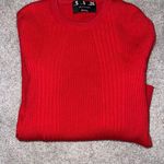 Bershka  red cropped long sleeve sweater Photo 1