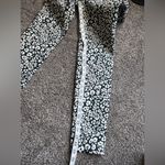 ZARA  Basic Cheetah animal leopard Print white cream and teal blue Photo 5