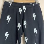 Starfit black lightning bolt sweatpants Size M Photo 2