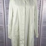 Talbots Trench/Rain Coat w Light Green w Floral Lining-Large Photo 0