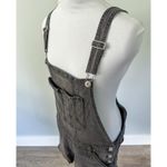 No Boundaries  Black Denim Shorts Overalls Photo 5