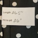 SheIn Black and White Polka Dot Long Sleeve Blouse Size 3XL Curve Polka Dot Top Photo 8