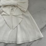 Show Me Your Mumu  Charlotte Bow Mini Dress White Sz Small Bridal shower attire Photo 8