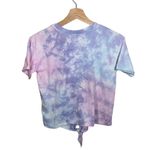Pink Blue & Purple Tie Dye Crop Top Size XS NWT Photo 1