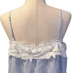 BLANK NYC Blank‎ NYC Perfect Strangers Lace Trim Linen Tank NWT Size Large Photo 6