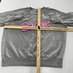Junk Food Clothing Sweatshirt Women Large Grey Barbie Cropped Flea Market Fleece Gray Photo 4