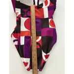 La Blanca  Strapless Bandeau One Piece Swimsuit Size 6 Pink Purple Rod Beattie Photo 4