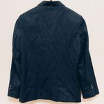 Black Pinstripe Blazer Photo 1