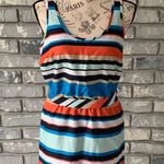 Banana Republic Striped Sleeveless Dress 4P Photo 0