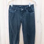 Ymi Y2K Womens Low Rise Jeans Size 1 Black Skinny Stretch Denim 2000s Casual Photo 1